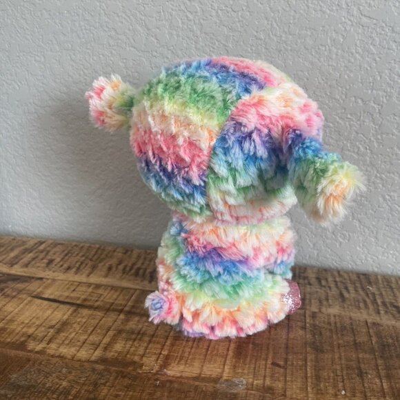 TY BEANIE BOOS DAFFODIL 9" LAMB rainbow plush animal big eyes Easter - Picture 4 of 8